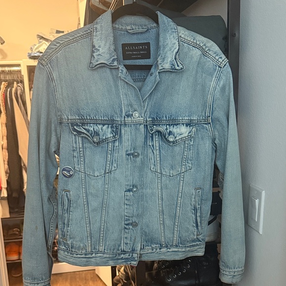 All saints Jean jacket - Picture 1 of 4
